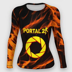 Женский рашгард Portal flame steel