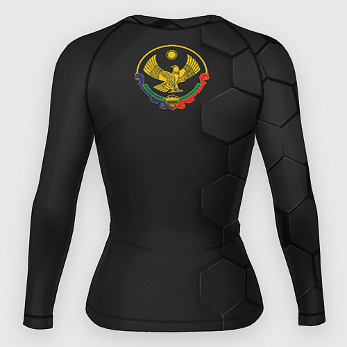 Женский рашгард Дагестан Флаг и Герб / 3D-принт – фото 2