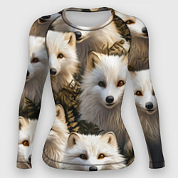 Женский рашгард Песцы