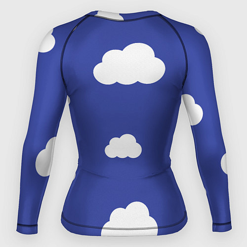 Женский рашгард Легкие облака / 3D-принт – фото 2