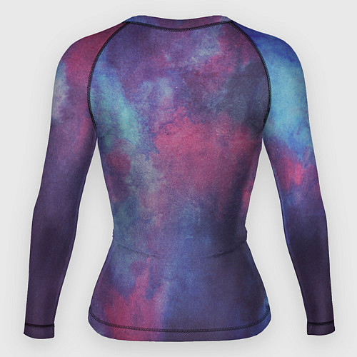 Женский рашгард Тай-дай космос / 3D-принт – фото 2