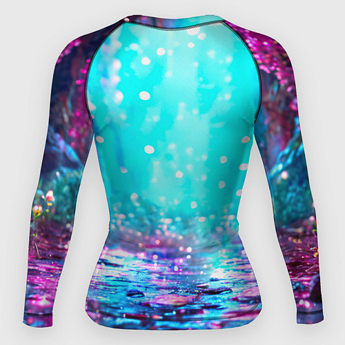 Женский рашгард Зайчик в сказочном лесу / 3D-принт – фото 2