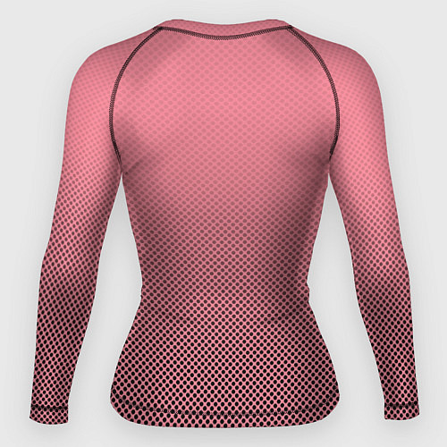 Женский рашгард Sport розовый текстурный / 3D-принт – фото 2
