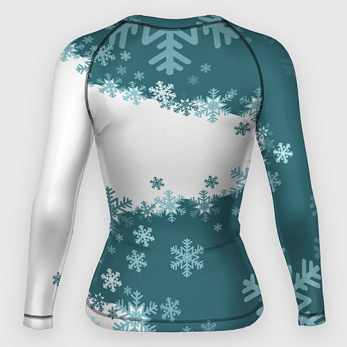 Женский рашгард Сноуборд это жизнь / 3D-принт – фото 2