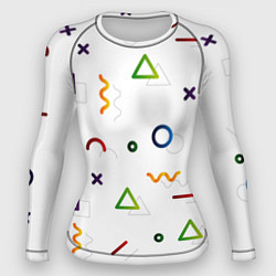 Женский рашгард Геометрический хаос