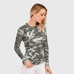 Рашгард женский Фактурный камуфляж, цвет: 3D-принт — фото 2