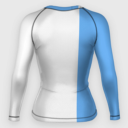 Женский рашгард Моляр красит стену / 3D-принт – фото 2