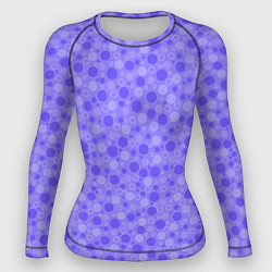 Женский рашгард Фиолетовый сиреневый пузыри