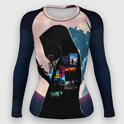 Рашгард женский Для любителя аниме, цвет: 3D-принт