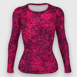 Женский рашгард Насыщенный розовый текстура