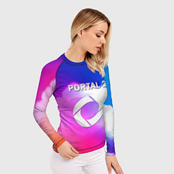 Рашгард женский Portal закат, цвет: 3D-принт — фото 2