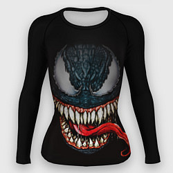 Рашгард женский Веном зубастый, цвет: 3D-принт
