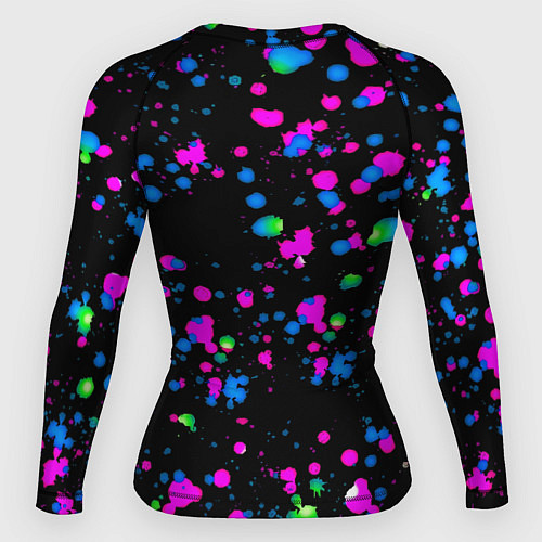 Женский рашгард Monster energy неоновые краски / 3D-принт – фото 2