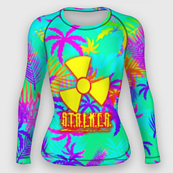 Рашгард женский Stalker тропики из гта, цвет: 3D-принт