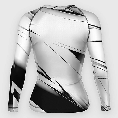 Женский рашгард Ведьмак stripes / 3D-принт – фото 2