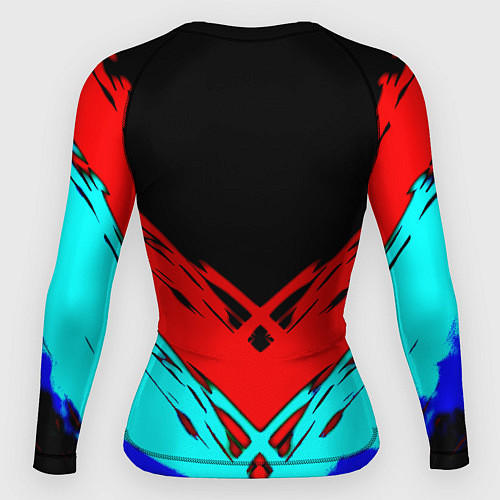 Женский рашгард NBA краски геометрия / 3D-принт – фото 2