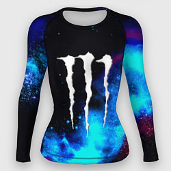 Женский рашгард Monster energy космос
