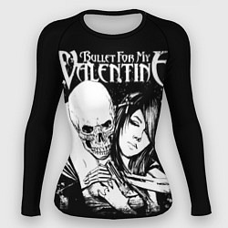 Рашгард женский Bullet for my valentine black, цвет: 3D-принт