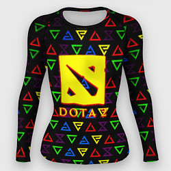 Рашгард женский Dota pattern witcher, цвет: 3D-принт