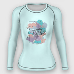 Рашгард женский Mind positive, цвет: 3D-принт