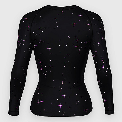 Женский рашгард Череп в космосе / 3D-принт – фото 2