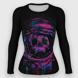 Рашгард женский Неоновый космонавт, цвет: 3D-принт