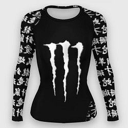 Рашгард женский Monster energy japan symbol, цвет: 3D-принт