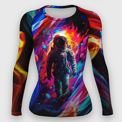 Женский рашгард Космос пламенный