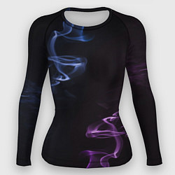 Женский рашгард Color black blue pink