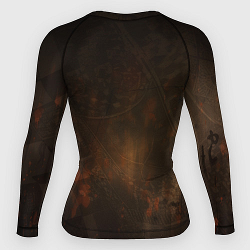 Женский рашгард Кролик в хоккейной маске / 3D-принт – фото 2