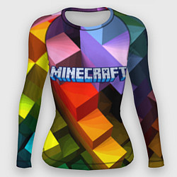 Рашгард женский Minecraft - pattern, цвет: 3D-принт