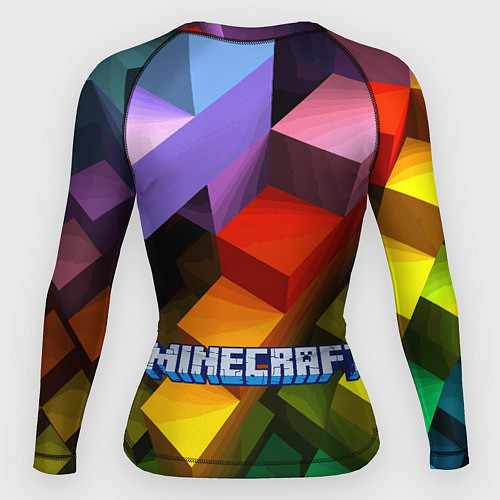 Женский рашгард Minecraft - pattern / 3D-принт – фото 2