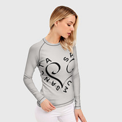 Рашгард женский Святая святых, цвет: 3D-принт — фото 2