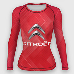 Рашгард женский Сitroen texture, цвет: 3D-принт