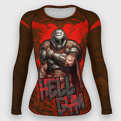 Рашгард женский Doom dark ages gym, цвет: 3D-принт