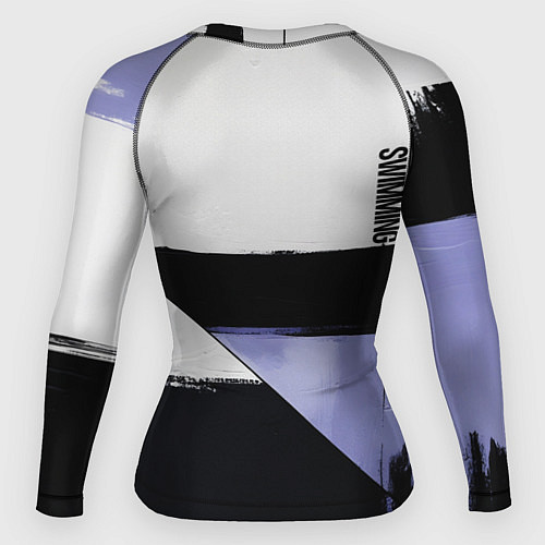 Женский рашгард Плавание спортивное / 3D-принт – фото 2