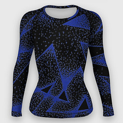 Рашгард женский Triangles with dots, цвет: 3D-принт