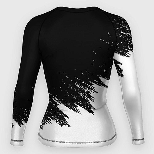 Женский рашгард Liverpool краски белые / 3D-принт – фото 2