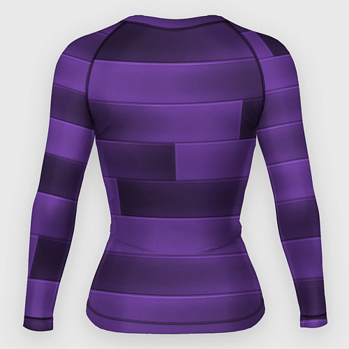 Женский рашгард Color purple square / 3D-принт – фото 2
