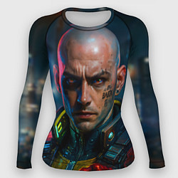 Женский рашгард Мужчина в стиле киберпанка