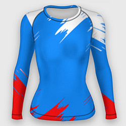 Рашгард женский Патриот Россия - флаг, цвет: 3D-принт