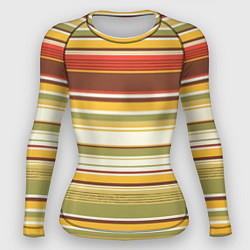Женский рашгард Горизонтальные полосы