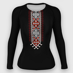 Рашгард женский Славянские традиции и символы, цвет: 3D-принт