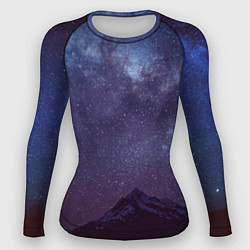 Рашгард женский Flawless Space, цвет: 3D-принт