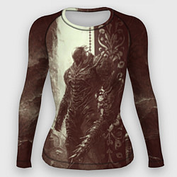 Рашгард женский Зловещий биокиборг, цвет: 3D-принт