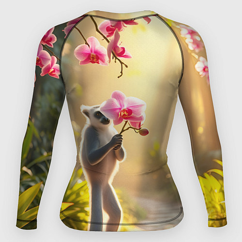 Женский рашгард Лемур идёт на свидание / 3D-принт – фото 2