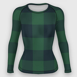 Женский рашгард Дождевой лес тартан ирландский