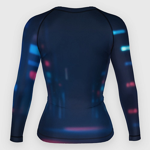 Женский рашгард XXXTentacion - Неоновый аниме арт / 3D-принт – фото 2