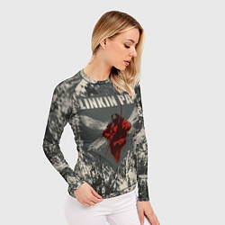 Рашгард женский Linkin Park - Hybrid Theory, цвет: 3D-принт — фото 2