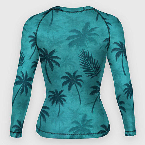 Женский рашгард Гавайский стиль - Томми Версетти / 3D-принт – фото 2